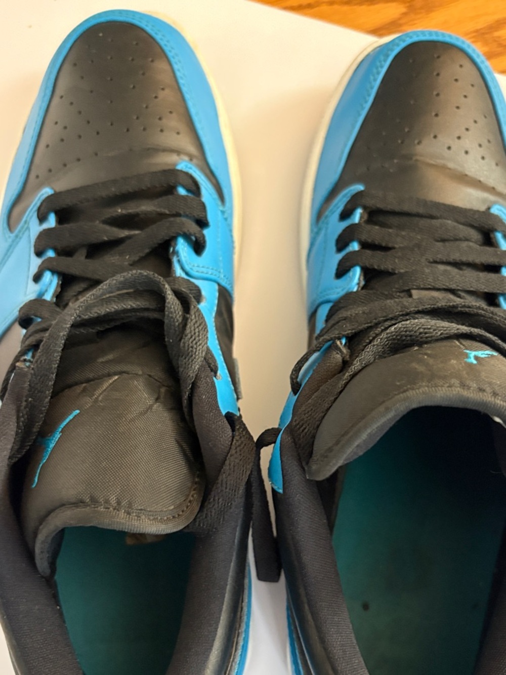 Nike Black & Blue Low-Top Jordan Sneaker - Picture 8 of 9